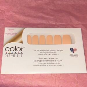 Color Street Peach Nail Strips